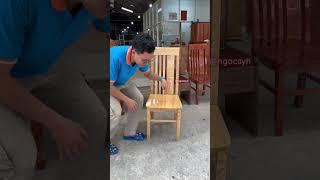 Wooden furniture creation with beautiful chair #furniture #woodworking #diy