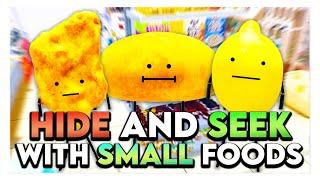 Roblox SECRET STAYCATION HIDE & SEEK WITH SMALL FOODS! 