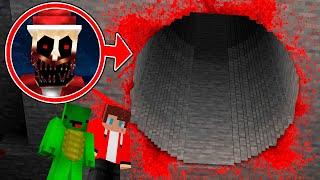 Mikey and JJ Found Longest Scary Santa Mimic Dweller Vertical Tunnel in Minecraft - Maizen?!