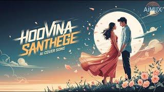 Hoovina Santhege | Ai Cover | Lucky | Kannada Song | Tabla Mix | Lyrical Video