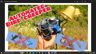 DIY arduino UNO automated bird creeper
