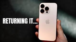 I’m Returning My iPhone 16 Pro Max…Here’s Why!”