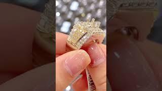 TRANG SỨC KIM CƯƠNG THIÊN NHIÊN, NHẪN VỎ XOÀN NAM: Ni18, Hột chủ 5li4-6li.