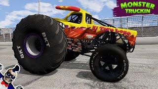 Monster Jam INSANE Racing, Freestyle and High Speed Jumps #23 | BeamNG Drive