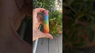 how to make rainbow chalk￼