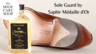 Protecting the soles of your shoes with Sole Guard by Saphir Médaille d'Or