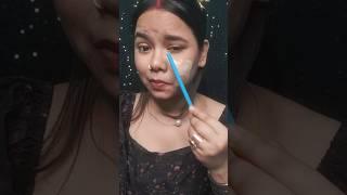 Makeup using" PENCIL" ️ Challenge  Gone Wrong  #makeup #challange #viral #short #hacks#funny