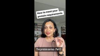 How to meet your protein requirement