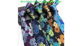 A Variety of Styles Men's Floral Tie Male Necktie Formal Cravat Party Wedding Neckwear Jacquard Fl