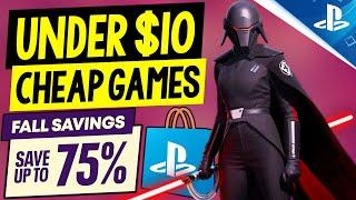 10 AMAZING PSN Game Deals UNDER $10! PSN Fall Savings Sale CHEAP PS4/PS5 Games to Buy!