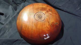 Woodturning Scorched Ash Bowl with Intrinsic colour