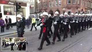 HM Royal Marines parade Glasgow 2011