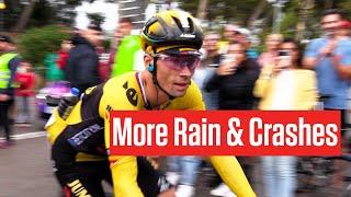 On-Site: Vuelta a España 2023 Rain And Crashes With Primoz Roglic