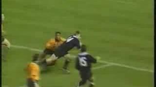 George Gregan game saving tackle on Jeff Wilson