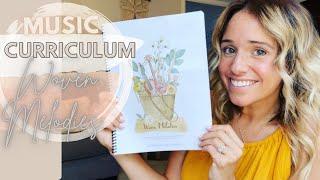 HOMESCHOOL CURRICULUM || Woven Melodies Music Curriculum by Thistles & Biscuits || FLIP-THROUGH