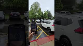 Tesla Car Comes to me in Heavy Rain ️ ️