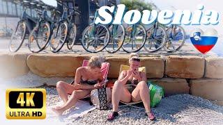 SLOVENIA Beach WalkWalking Along the Coast in KOPER | Slovenian Bikini Beach Fashion 4K60