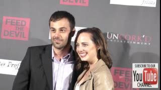 Jared Cohn and Lindsay Elston at the Feed the Devil Premiere at Arena Cinema in Hollywood