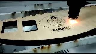 18mm MDF , plywood laser cutting machine I 18mm kontraplak lazer kesim makinası - ROBART LASER