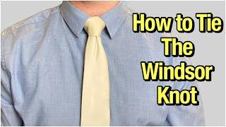 Learn How to Tie a Tie With Me! How to Tie the Windsor Knot in Under 1 Minute #shorts #tieatie #ties