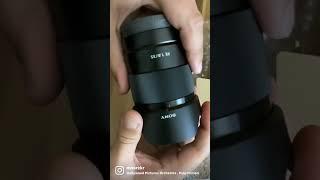 #SONY #35MM F 1.8 FE #LENS #UNBOXING / #a7iii