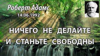 Ничего не делайте и станьте свободны (Роберт Адамс, НикОшо)