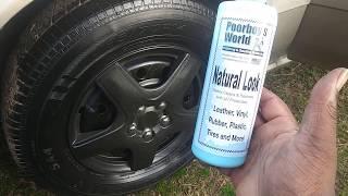 Poorboys natural look tire shine test review