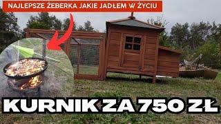 Nowy kurnik i żeberka z ogniska