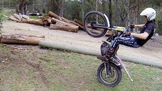 How to wheelie a trials bike︱Cross Training Trials Techniques