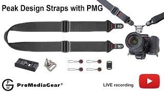 ProMediagear Camera Strap system with Peak Design for DSLR and Mirrorless Cameras