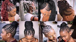 Latest Beautiful Ghana Weaving Shuku Hairstyles To Rock | New & Trendy Shuku Hairstyles For Women