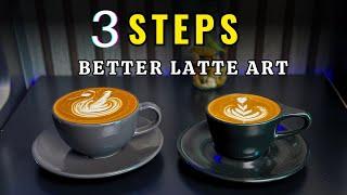 Latte Art For Beginners: make your first latte art in 3 steps