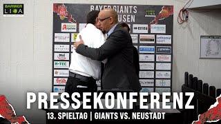 Die Pressekonferenz | BAYER GIANTS Leverkusen vs. TSV Neustadt | 13. Spieltag | ProB 2024/25