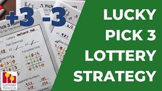 Lucky Pick 3 Lottery Strategy - Plus 3 and Minus 3