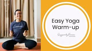 Easy Yoga Warmup ‍️