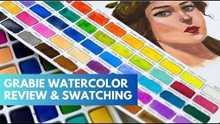 Grabie Watercolor Set of 50 Review & Swatching