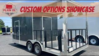 Custom Options Showcase - Enclosed Trailers Built In Georgia