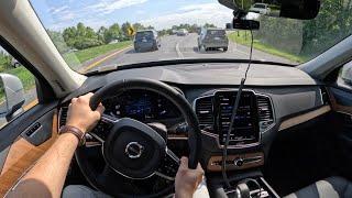 2024 Volvo XC90 T8 Recharge - POV Test Drive | 0-60