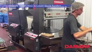 DAMARK B34MP   Semi Automatic Shrink Bundlers B34MP juice bottles