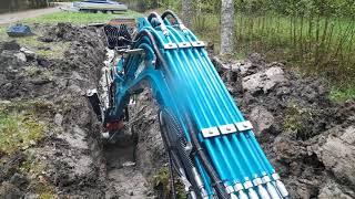 Water Pipe Trench Sunward SWE20F Rototilt R1