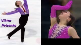 Alysa Liu Junior Worlds 2020 Fake! Triple Axel Triple Toe Loop 3A3T SP versus 3A3T Viktor Petrenko