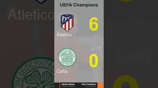 Atletico Madrid vs Celtic 7 Nov