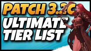 WILD RIFT | PATCH 3.2C COMPLETE TIER LIST - UPDATED WITH PYKE/NAUTILUS SEASON 5