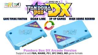 2021 New Pandora Box DX 3000 in 1 arcade jamma board HDMI VGA CGA CRT scan line support 3P 4P game