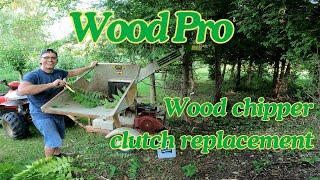 I replaced the clutch on my Wood Pro wood chipper, I think it worked!!