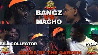 BANGZ vs MACHO (FEAT. BILL COLLECTOR & PREP) | GATES of the GARDEN | RAP BATTLE