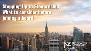 What to consider before joining a board