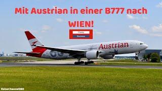 [VLOG] Von Frankfurt nach Wien in einer Austrian Airlines Boeing 777! | ReiseChannel380