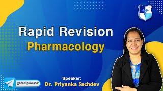 Remarkable Rapid Revision Pharmacology (Full Video) By Dr. Priyanka Sachdev