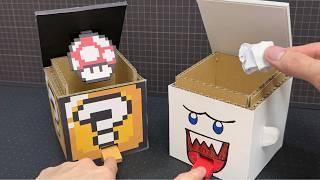 【Easy Craft】How to make Trash Can & Storage Box